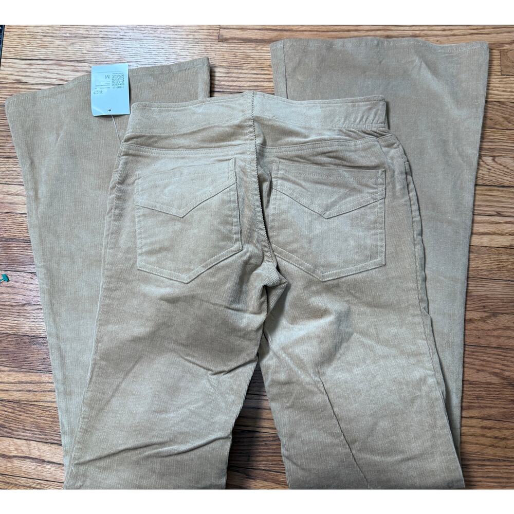 Flair Bell Bottom Tan Corduroy Pants NWT Forever21 Light Academia Twee Indie Med